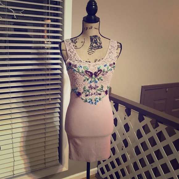 Free People Dresses & Skirts - Free People Lavender Sleeveless Dress XS Floral